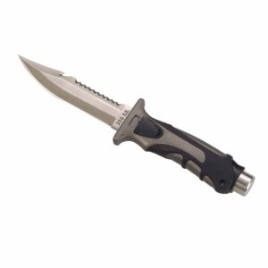 CUCHILLO PARA BUCEO DE ACERO INOXIDABLE - HOJA DE 4.75