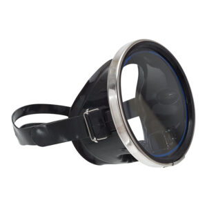 M40SIBK Left MASCARA DE BUCEO LENTE OVALADA/SILICONA